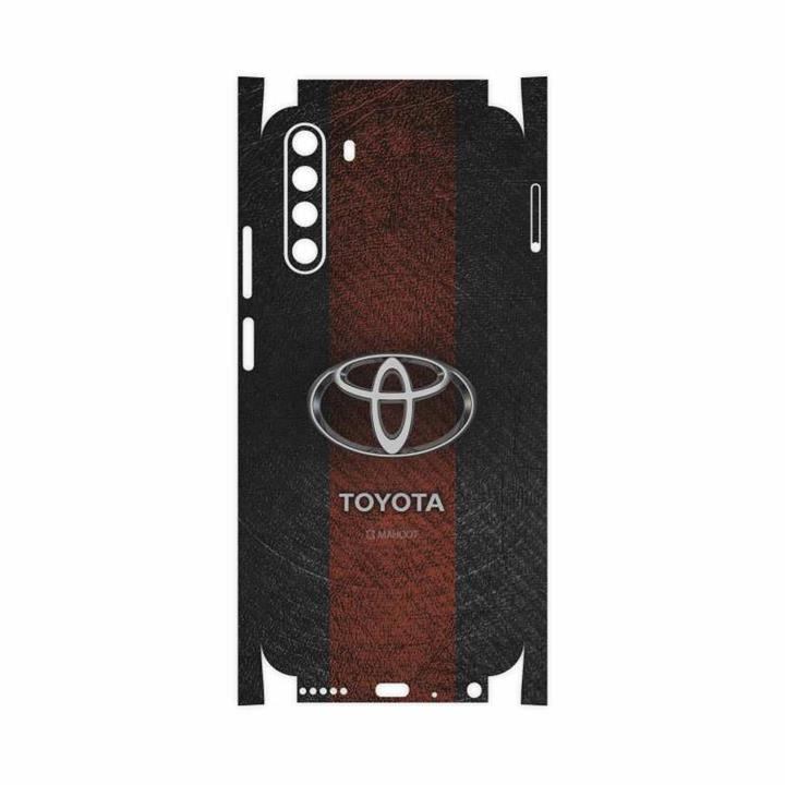 برچسب پوششی ماهوت مدل TOYOTA-Logo-FullSkin مناسب برای گوشی موبایل جی پلاس X10 MAHOOT TOYOTA-Logo-FullSkin Cover Sticker for Gplus X10